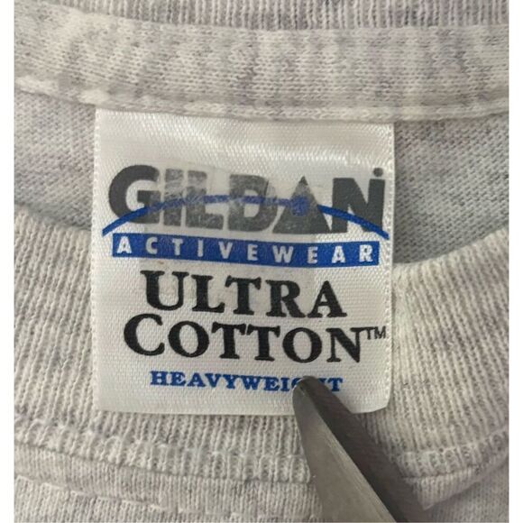 Vintage 90s Field of Dreams Shirt From Gift Shop Size Medium Gray/White - Picture 6 of 7